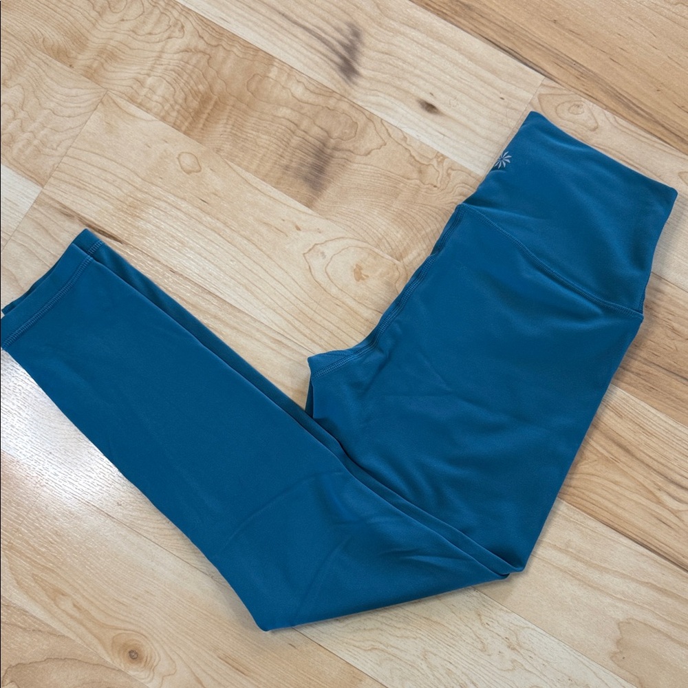 Athleta Teal High-Rise Leggings size Small
